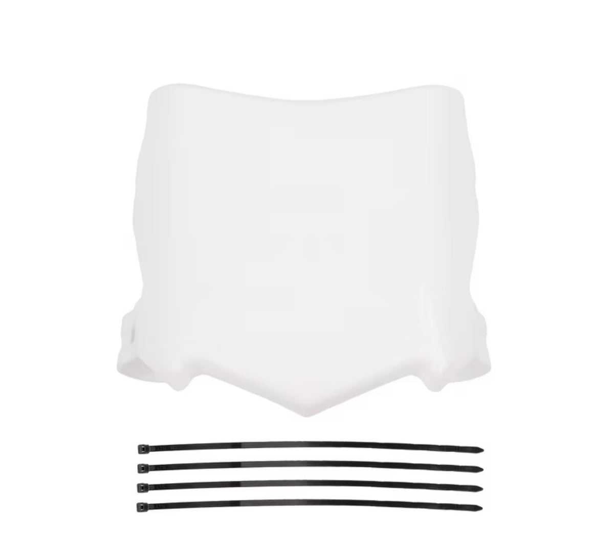 White Motocuts plate
